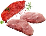 Frische Schweinehüftsteaks natur oder mariniert »Kentucky« im Angebot bei REWE in Gladbeck Frische Schweinehüftsteaks natur oder mariniert »Kentucky« Angebote bei REWE Gladbeck für 0,99 €