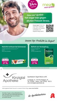 Aktueller mea - meine apotheke Prospekt (Haslach (Kinzigtal), 4 Seiten zum blättern mea - meine apotheke Prospekt Unsere August-Angebote mit 4 Seiten
