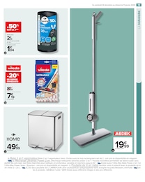 Prix et réduction Poubelle dans le prospectus Carrefour Market en cours Offre Poubelle dans le catalogue Carrefour Market du moment à la page 21