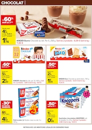 Offre Kinder Chocolat dans le catalogue Carrefour du moment à la page 26