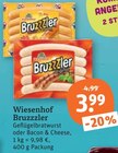 Aktuelle Bratwurst Angebote bei tegut in Nürnberg Aktuelles Bruzzzler Geflügelbratwurst Angebot bei tegut in Nürnberg ab 3,99 €