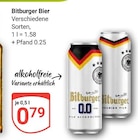 bier im Angebot bei GLOBUS in Salzgitter bier Angebote von Bitburger bei GLOBUS Salzgitter für 0,79 €