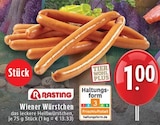 Wiener Würstchen Angebote von Rasting bei EDEKA Mönchengladbach für 1,00 €