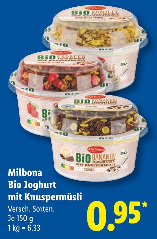 Bio Joghurt mit Knuspermüsli
