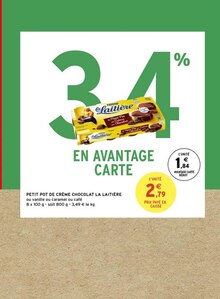 Intermarché Viry-Châtillon - PETIT POT DE CRÈME CHOCOLAT Promo PETIT POT DE CRÈME CHOCOLAT dans le catalogue Intermarché "Le mini prospectus" à Viry-Châtillon