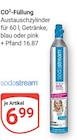 Austauschzylinder im Angebot bei GLOBUS in Krefeld Austauschzylinder Angebote von sodastream bei GLOBUS Krefeld für 6,99 €