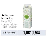 Bio Heumilch von Andechser Natur im aktuellen Metro Prospekt für 1,98 €