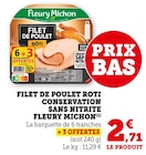 Bi1 Nogent-sur-Vernisson - Promo Filet de poulet roti conservation sans nitrite Promo Filet de poulet roti conservation sans nitrite à 2,71 € dans le catalogue Bi1 à Nogent-sur-Vernisson