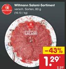 Netto Marken-Discount Engelsbrand - Salami-Sortiment Angebot im Prospekt Salami-Sortiment bei Netto Marken-Discount im Engelsbrand Prospekt für 1,29 €
