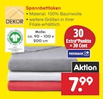 Spannbettlaken Angebote von Dekor bei Netto Marken-Discount Pirna für 7,99 €