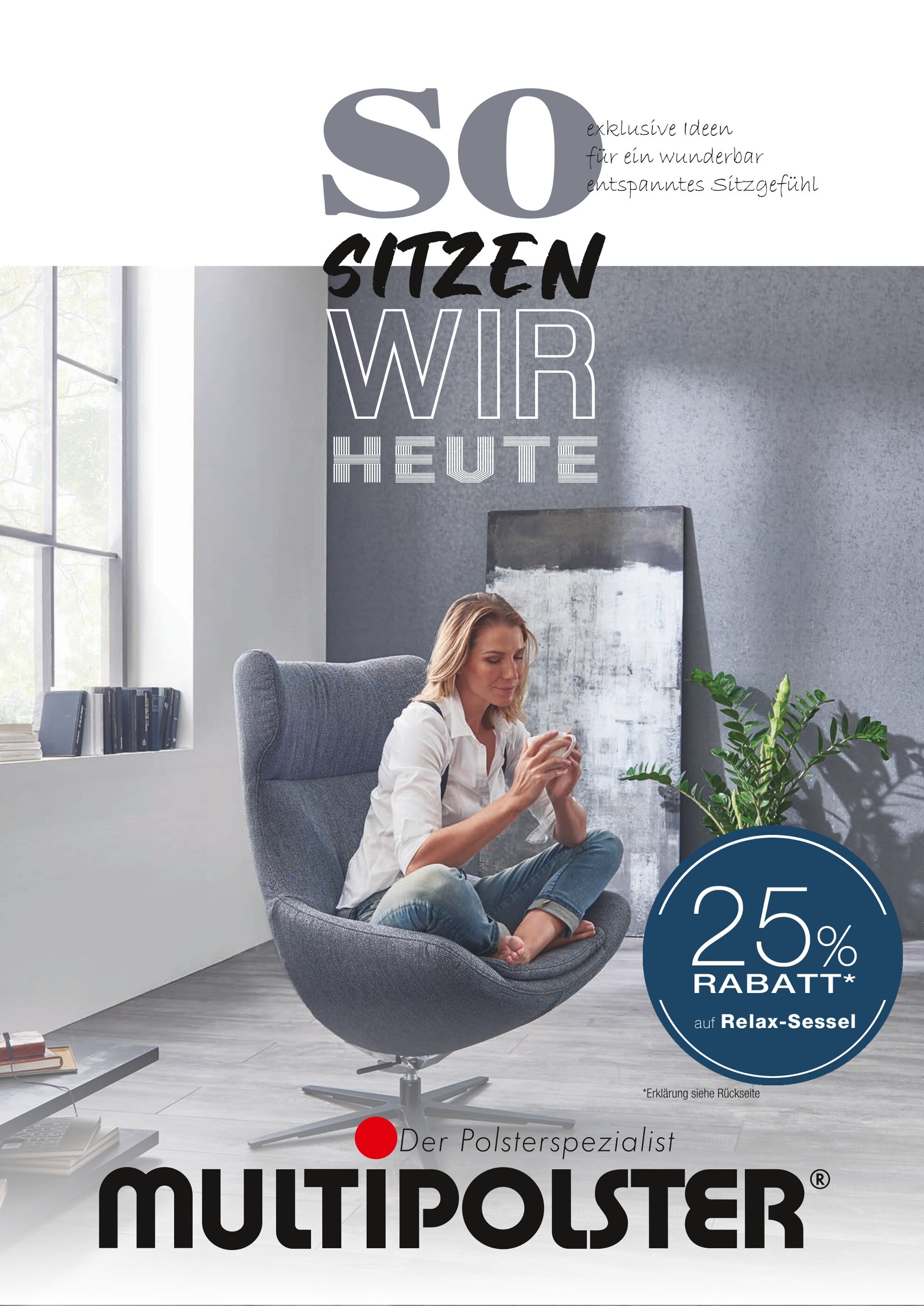 Multipolster Prospekt für Bürgel mit 28 Seiten Multipolster Prospekt für Bürgel: "SO SITZEN WIR HEUTE", 28 Seiten, 01.09.2021 - 30.09.2021