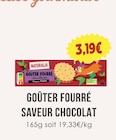 Goûter fourré saveur chocolat - NATURALIA - Naturalia Goûter fourré saveur chocolat - NATURALIA à 3,19 € dans le catalogue Naturalia
