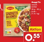 Fix Spaghetti Bolognese bei Netto Marken-Discount im Remscheid Prospekt für 0,55 €