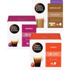 SUR TOUTES LES DOSETTES DE CAFÉ X16 - DOLCE GUSTO - Carrefour Market à Bergerac SUR TOUTES LES DOSETTES DE CAFÉ X16 - DOLCE GUSTO en promo chez Carrefour Market Bergerac