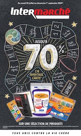 Catalogue Supermarchés Intermarché en cours à Aunay-les-Bois et alentours, "JUSQU'À 70% EN AVANTAGE CARTE", 28 pages, 30/07/2024 - 01/09/2024