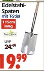 Edelstahl-Spaten mit T-Stiel Angebote von Top Flora bei Wreesmann Dessau-Roßlau für 19,99 €