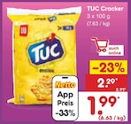Cracker im Netto Marken-Discount Prospekt Cracker von TUC im aktuellen Netto Marken-Discount Prospekt für 1,99 €