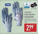 Latex-Gartenhandschuhe Angebote von Gardenline bei ALDI Nord Neustadt für 2,99 €