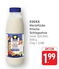 Herzstücke Frische Schlagsahne bei EDEKA im Prospekt "" für 1,99 €