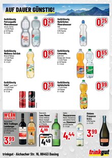 Coca Cola im aktuellen Trinkgut Prospekt (Augsburg) Coca Cola im Trinkgut Prospekt "Aktuelle Angebote" mit 4 Seiten (Augsburg)