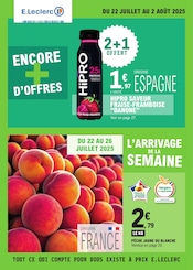 Prospectus E.Leclerc à Le Pian-Médoc, "TOUT CE QUI COMPTE POUR VOUS EXISTE À PRIX E.LECLERC", 36 pages de promos valables du 22/07/2025 au 02/08/2025