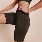 Short cycliste de sport taille haute noir femme en promo chez La Halle Short cycliste de sport taille haute noir femme dans le catalogue La Halle