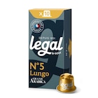 Capsules de café Grand Arabica - LEGAL à 2,95 € dans le catalogue Carrefour Market