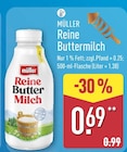 Reine Buttermilch von Müller im aktuellen ALDI Nord Prospekt für 0,69 €