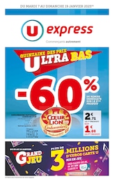 Catalogue Supermarchés U Express en cours à Pont-Évêque et alentours, LA QUINZAINE DES PRIX ULTRA BAS, 32 pages, 07/01/2025 - 19/01/2025