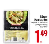 Maultaschen von Bürger im aktuellen EDEKA Prospekt für 1,49 €