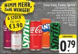 Aktuelles Coca-Cola, Fanta, Sprite und weitere Sorten Angebot bei EDEKA in Bonn ab 0,79 €
