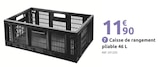 Caisse de rangement pliable 46 L à Mr.Bricolage dans Zévaco Caisse de rangement pliable 46 L à Mr.Bricolage dans Zévaco