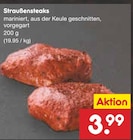 Aktuelle Steak Angebote bei Netto Marken-Discount in Münster Aktuelles Straußensteaks Angebot bei Netto Marken-Discount in Münster ab 3,99 €