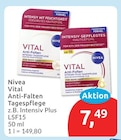 Vital Anti-Falten Tagespflege von Nivea für 7,49 € bei budni im Angebot Vital Anti-Falten Tagespflege von Nivea im aktuellen budni Prospekt