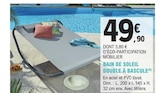 BAIN DE SOLEIL DOUBLE À BASCULE en promo chez E.Leclerc BAIN DE SOLEIL DOUBLE À BASCULE dans le catalogue E.Leclerc