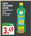 100% reines Rapsöl im Angebot bei Marktkauf in Oberhausen 100% reines Rapsöl Angebote von Rapso bei Marktkauf Oberhausen für 3,49 €
