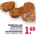 Aktuelles Spießbraten vom Schweinehals Angebot bei E center in Karlsruhe ab 1,49 €