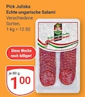 Echte ungarische Salami bei GLOBUS im Prospekt "" für 1,00 €