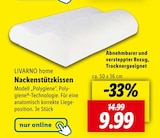 Aktuelles Nackenstützkissen Angebot bei Lidl in Lübeck ab 9,99 €