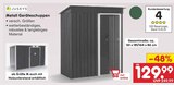 Metall Geräteschuppen von Juskys für 129,99 € bei Netto Marken-Discount im Angebot Metall Geräteschuppen von Juskys im aktuellen Netto Marken-Discount Prospekt