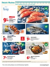 Promos Poisson dans le catalogue "OFFRES DU MOMENT" de Auchan Supermarché Poisson en promo dans le catalogue Auchan Supermarché à la page 8