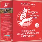 AOP Bordeaux Rouge - SOUTENONS NOS VIGNERONS en promo chez Intermarché Super Antibes à 11,95 €