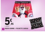 Boxer homme + pochette cadeau en promo chez E.Leclerc Perpignan à 5,95 €