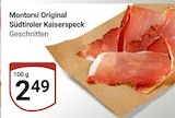 Original Südtiroler Kaiserspeck im Angebot bei GLOBUS in Bruchsal Original Südtiroler Kaiserspeck Angebote von Montorsi bei GLOBUS Bruchsal für 2,49 €