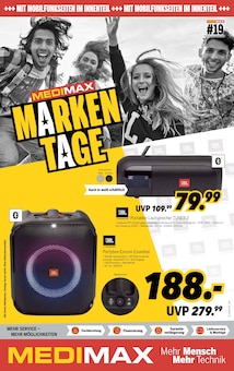 Aktueller MEDIMAX Prospekt "MARKENTAGE." für Berlin Aktueller MEDIMAX Prospekt für Berlin mit Seiten