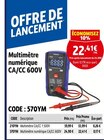 Multimètre numérique CA/CC 600V dans le catalogue Screwfix