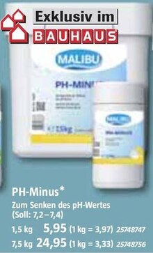 Pool von MALIBU bei BAUHAUS Pool von MALIBU für 5,95 € bei BAUHAUS im Prospekt "Handzettel KW 26"