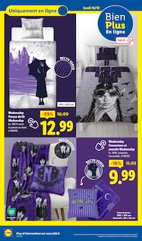 Promotion Couches dans le prospectus Lidl, valable du 16/10/2025 au 22/10/2025 Promo Couches dans le catalogue Lidl du moment à la page 21