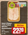 Aktuelle Hähnchen Angebote bei REWE in Braunschweig Aktuelles Frische Freiland-Hähnchen-Minutenschnitzel Angebot bei REWE in Braunschweig ab 22,20 €