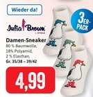 Damen-Sneaker Angebote von Julia Brown bei Kaufhaus Stolz Cuxhaven für 4,99 €